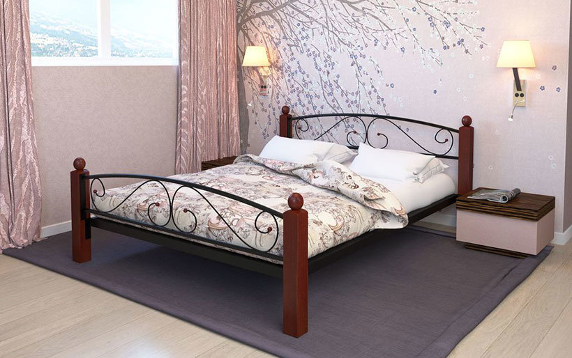 Кровать «Вероника Lux Plus» / Кровать «Вероника Люкс Плюс» 