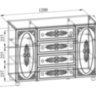 Тумба Комбинированная «Ассоль Плюс АС-19» - 