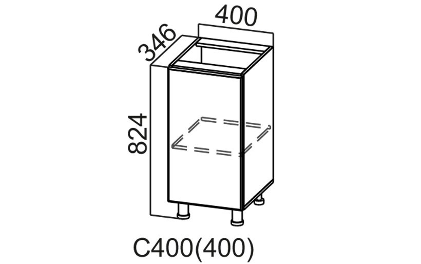 Стол-рабочий «Модерн С400» 400 