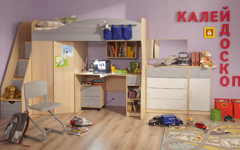 Двухъярусная Кровать «Калейдоскоп 7» 