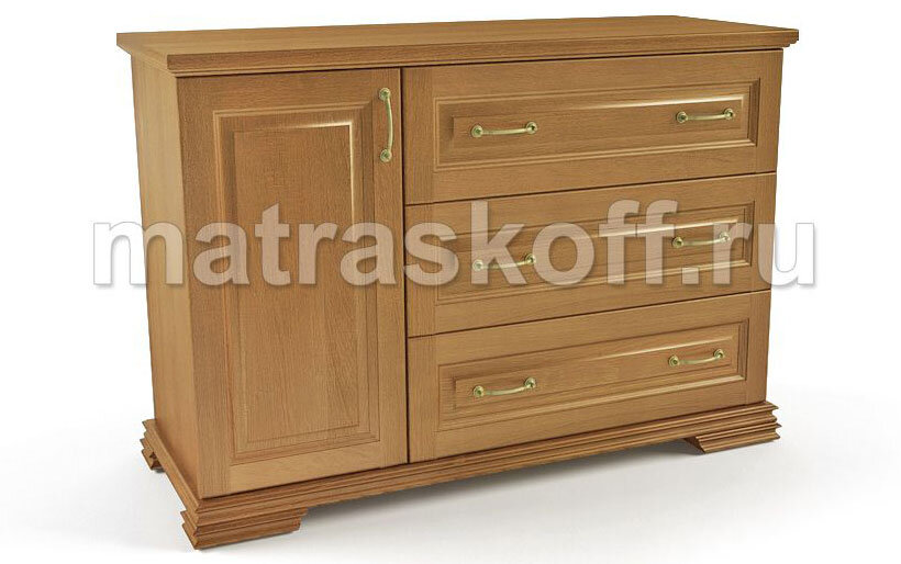 Комод «Атлант» 3 Ящика Дверь 